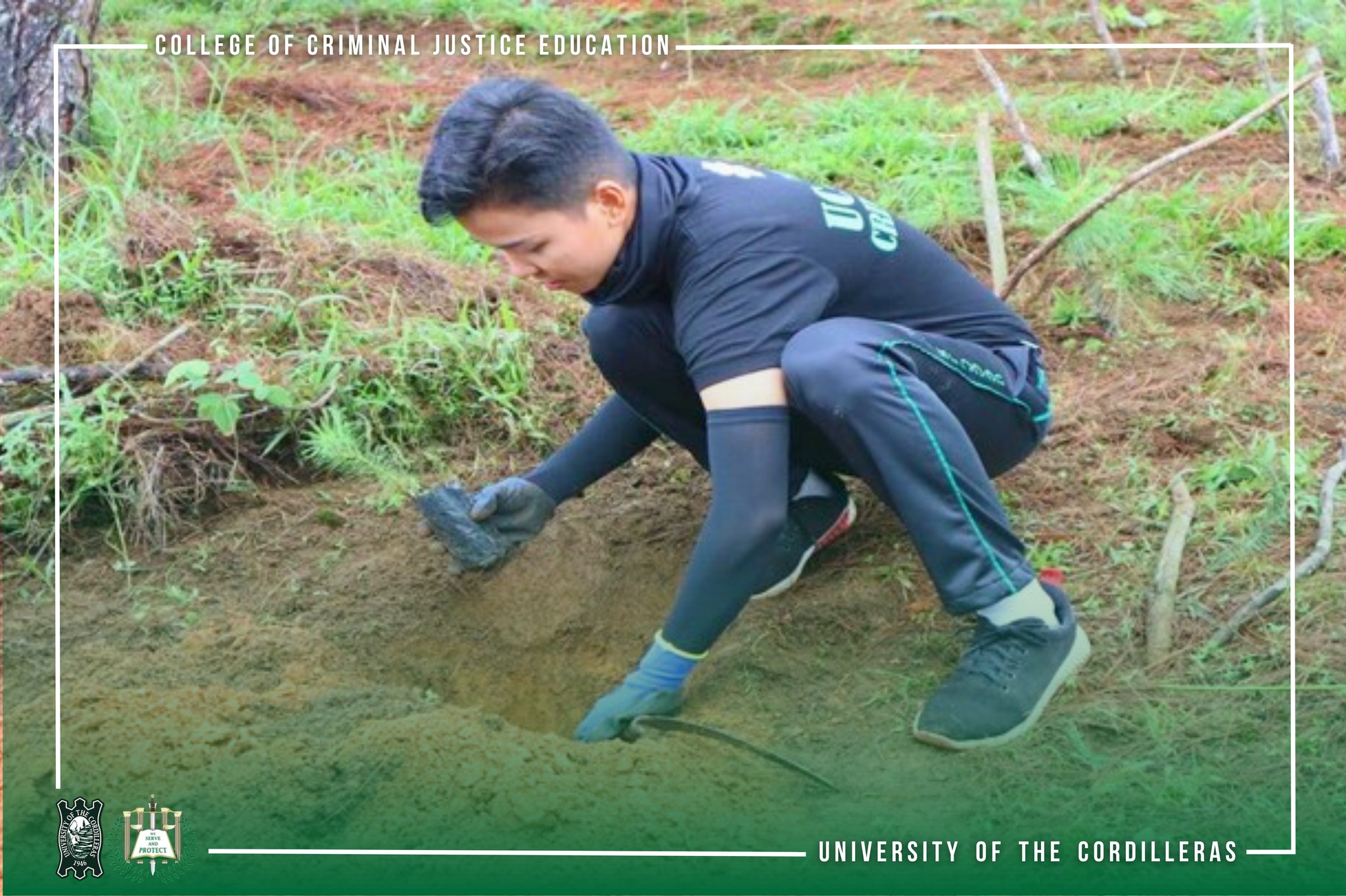 Greening Baguio: Criminology Interns Participate in Tree Planting Initiative