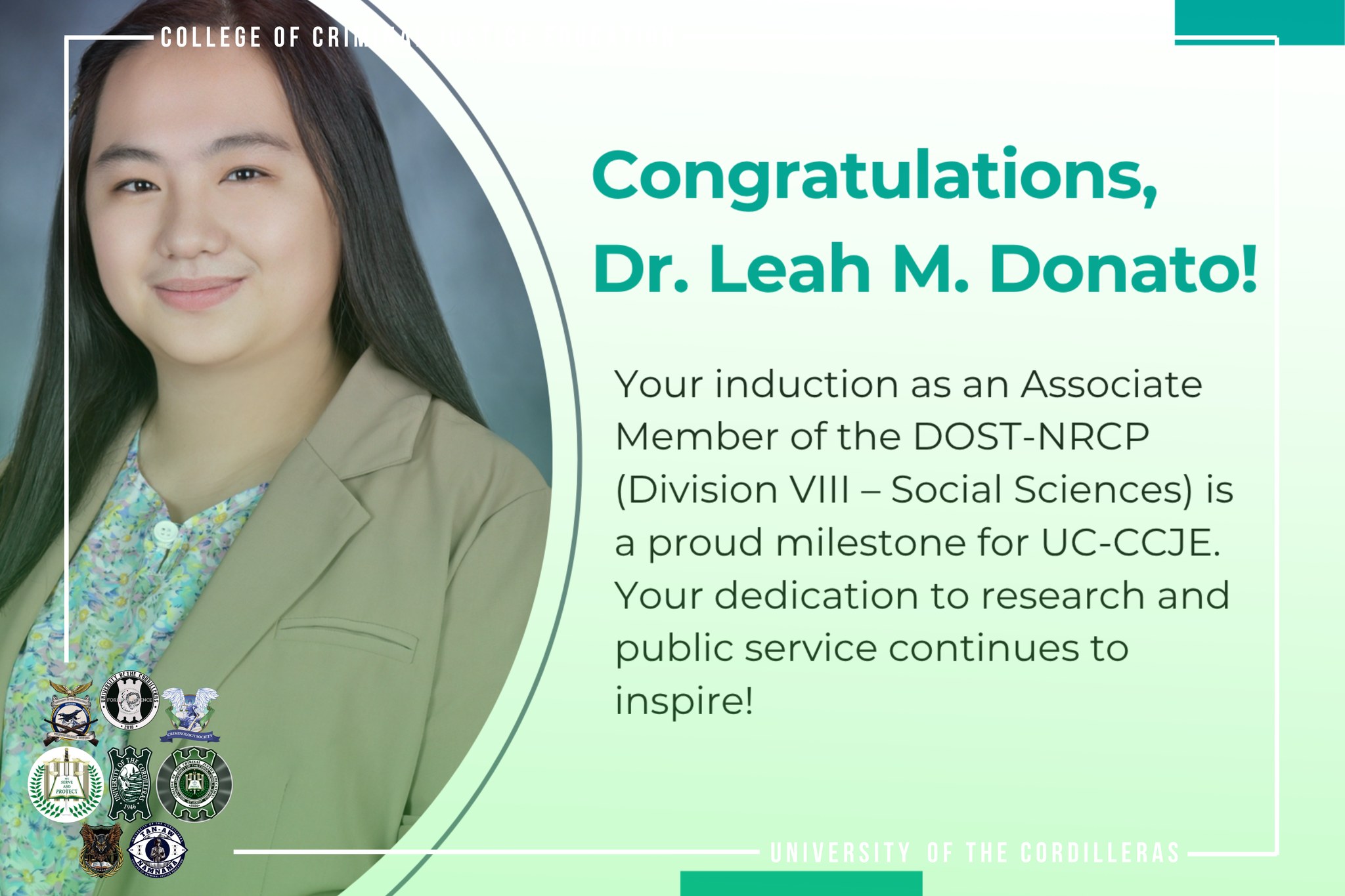 UC-CCJE Faculty Joins the DOST-National Research Council of the Philippines (NCRP)