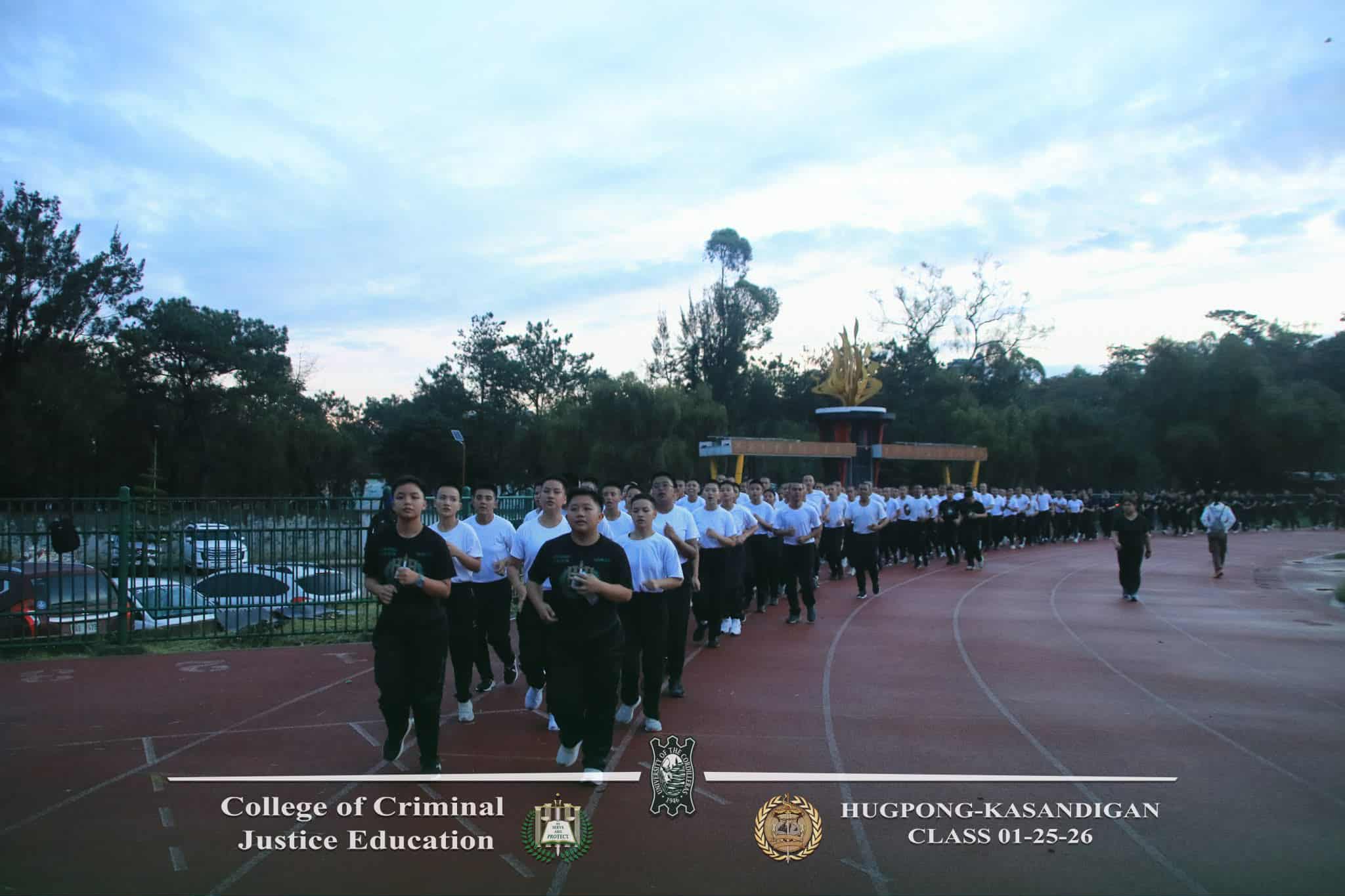 Camaraderie on Track: UC Interns Participate in 2nd Battalion Jog