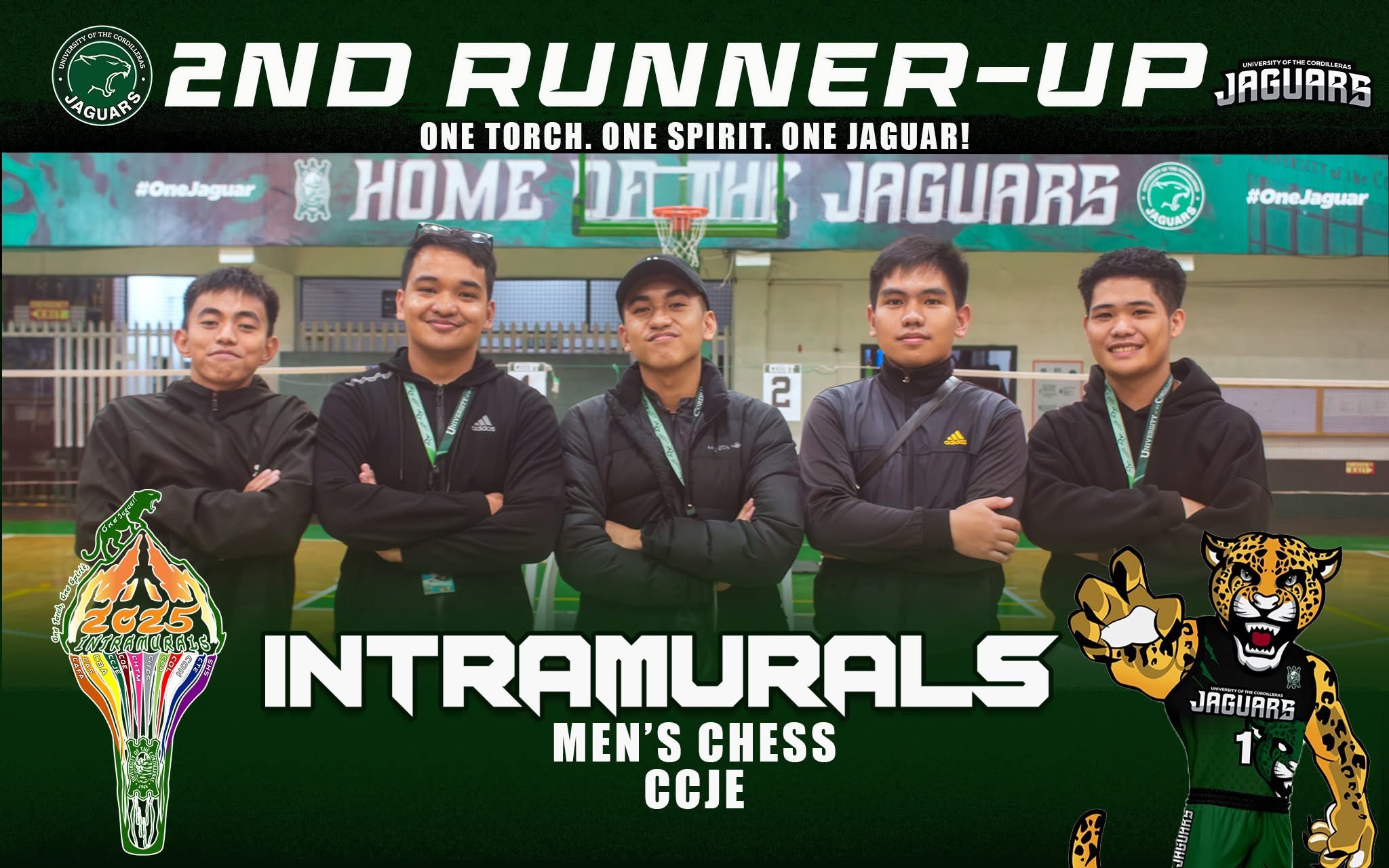 UC-CCJE Men’s Chess Team Bags 2nd Runner-Up in 2025 Intramurals