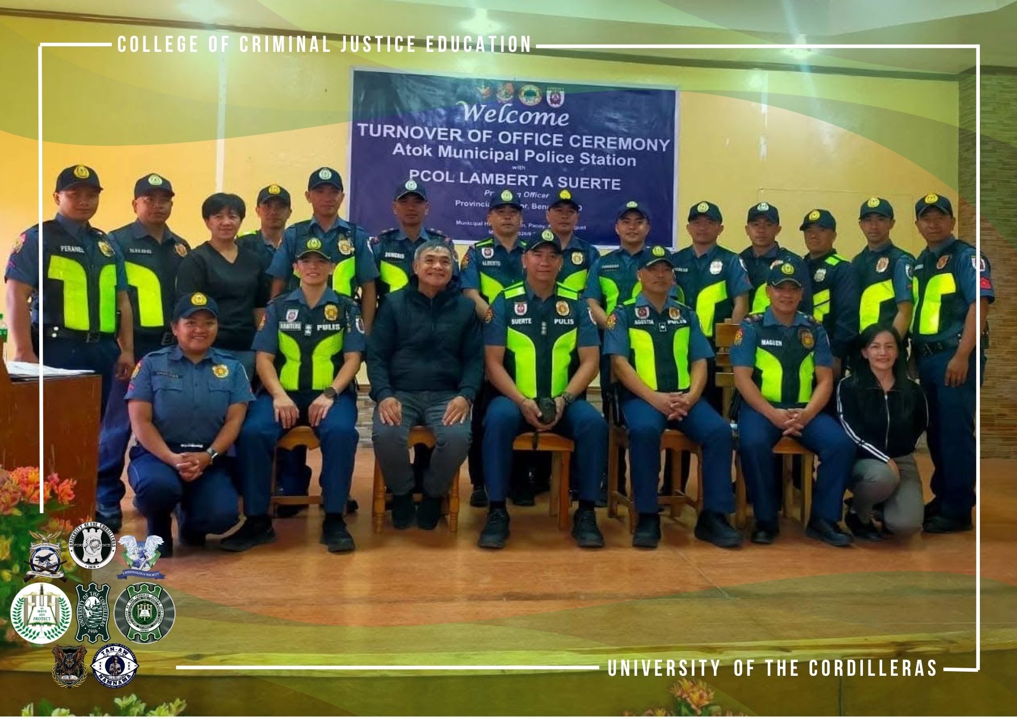 UC-CCJE Alumna, PCPT Juliet B. Kaniteng, becomes First Woman Chief of Police of Atok Municipal Police Station